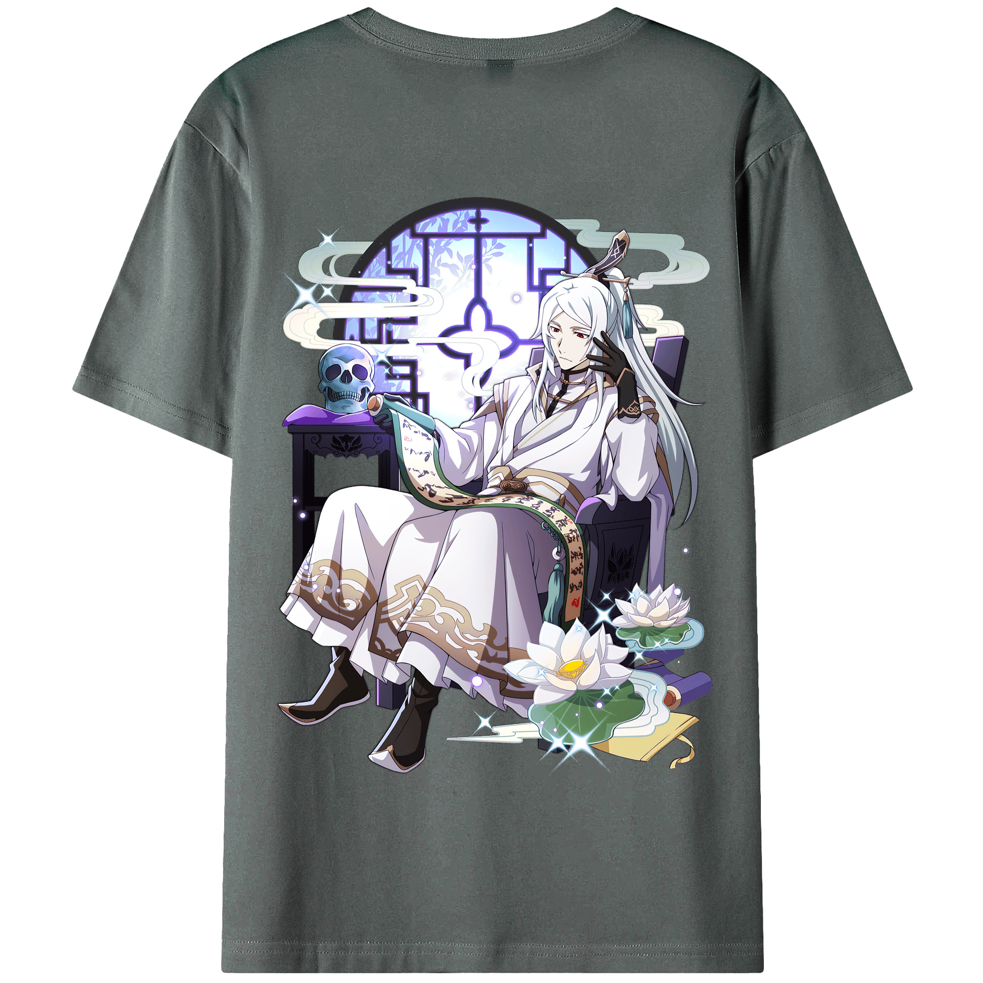 （画像用） 文豪ストレイドッグス Bungo Stray Dogs 綿100％半袖Tシャツ（背面プリント）